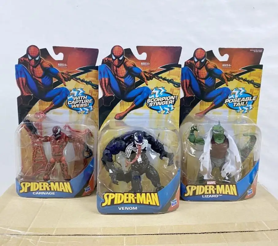 

Marvel Legends Spiderman Series Carnage Venom Lizard Pvc Action Figure Model Toy Colletible Figurine Collection Model Gift Toy
