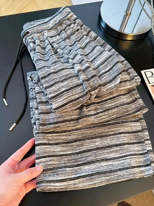 

Женские брюки больших размеров с высокой талией, свободного прямого кроя, с узором «снежинки», удобные повседневные брюки для осени