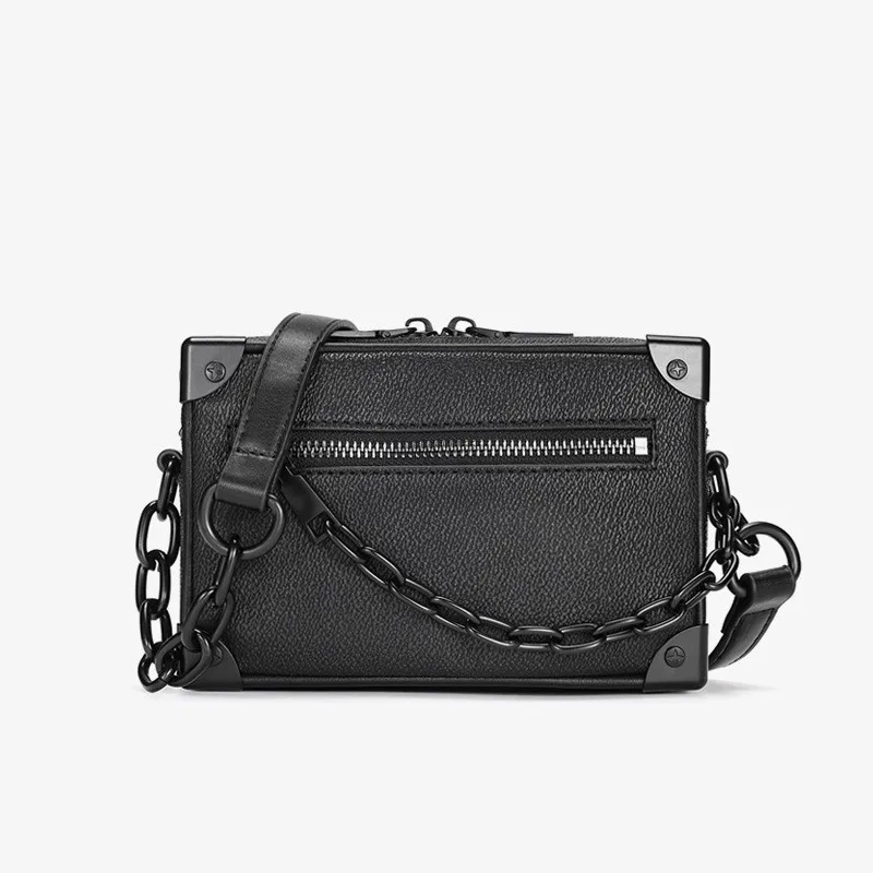 Sac à Bandoulière ChimCrossbody pour Homme, Boîte Personnalisée, JODecoration initiée, Sac Carré