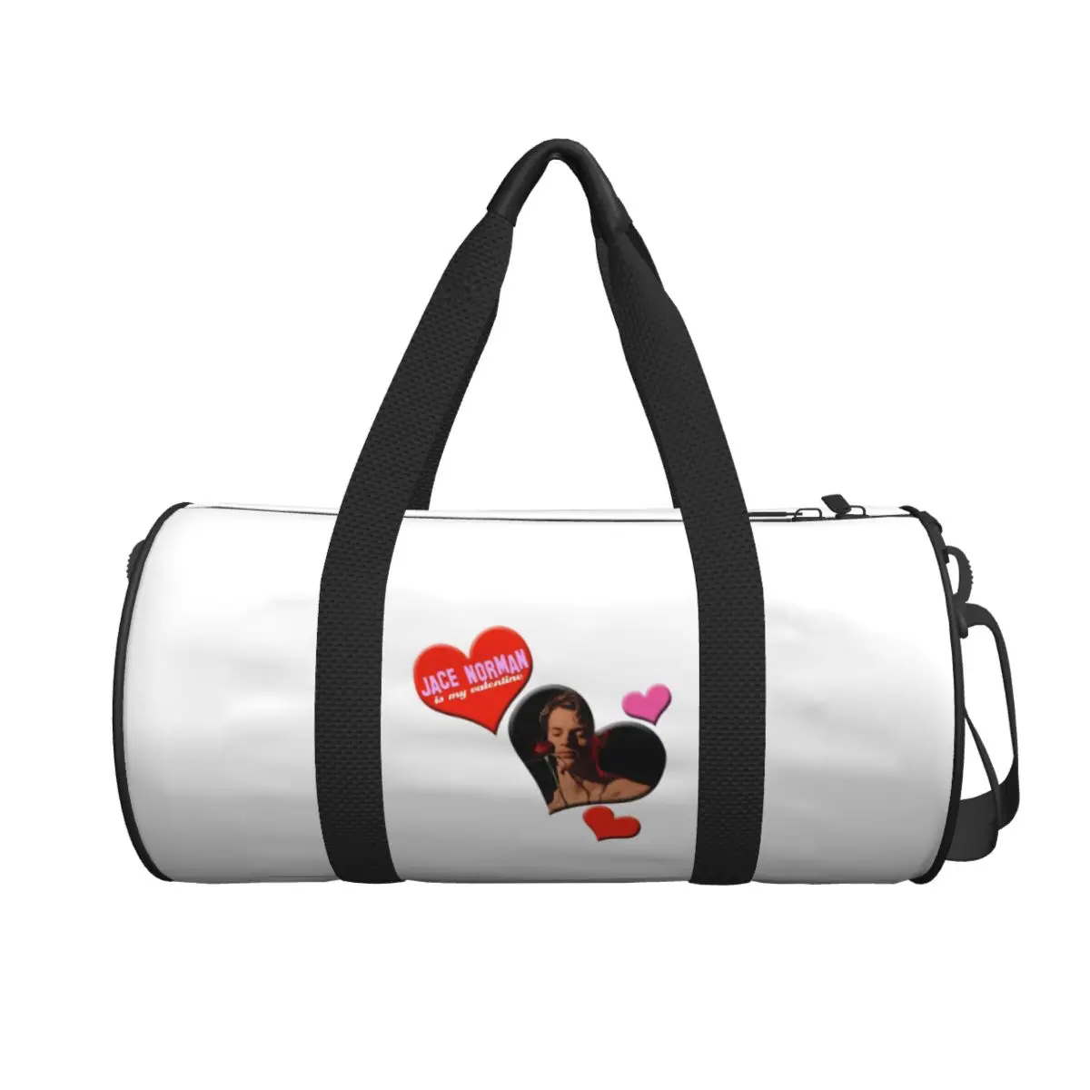 Jace Norman Is My Valentine Bolsa de gimnasio grande de lona Bolsas de viaje impermeables Bolsos Bolsa de fitness