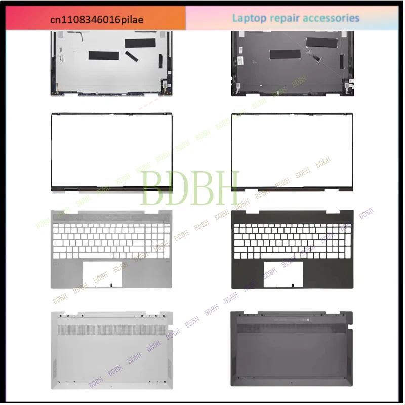 Repalce Cover LCD Back Cover For HP ENVY X360 15-ED 15M-ED 15-EE 15M-EE TPN-C149 Front Bezel Palmrest Top Bottom Case Hinges