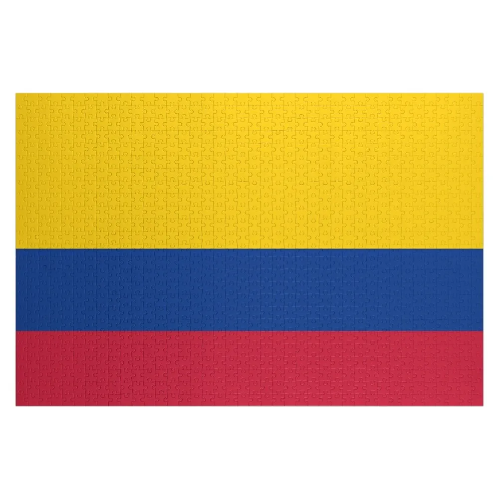 Flag of Colombia Jigsaw Puzzle Personalize Jigsaw Pieces Adults Wooden Adults Wood Animals Puzzle