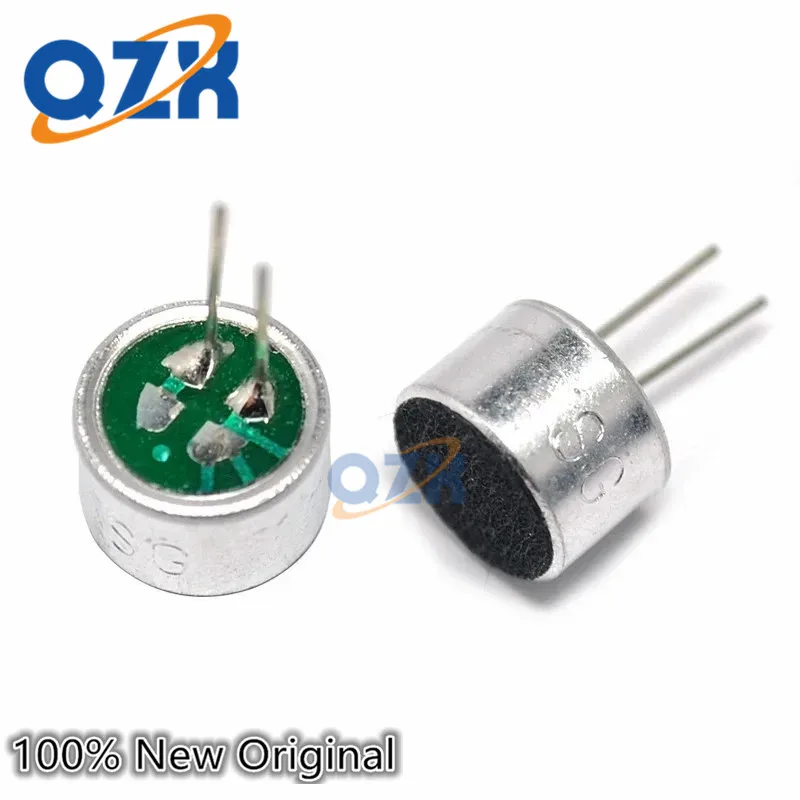 10PCS/lot  9767 56DB 9x7mm Microphone Electret Microphone with 2 pin pick-up