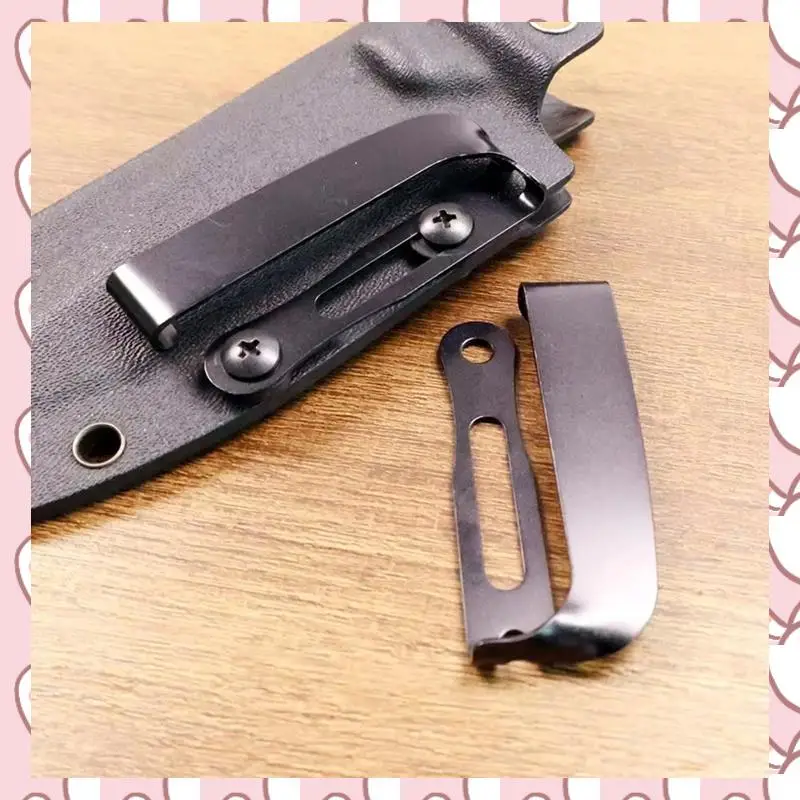 

HHTL K Sheath Clip For KYDEX Scabbard Carrying Clip K Sheath Waist Clip With Screws For Tool Accessories
