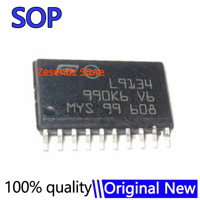 5Pcs/lot New L9134 SOP-20 car engine ignition driver IC for Volkswagen Skoda