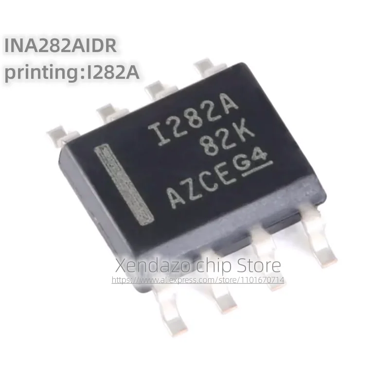 5pcs/lot INA282AIDR printing I282A SOP-8 package Original genuine -14V to+80V current monitor chip