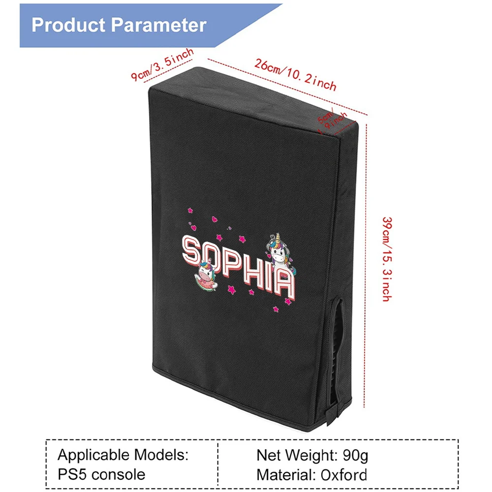 منتجات مخصصة مخصصة لوحدة التحكم PS5 حامي مقاوم للماء قابل للغسل ملحقات PS5 غطاء مقاوم للغبار لوحدة التحكم في الألعاب