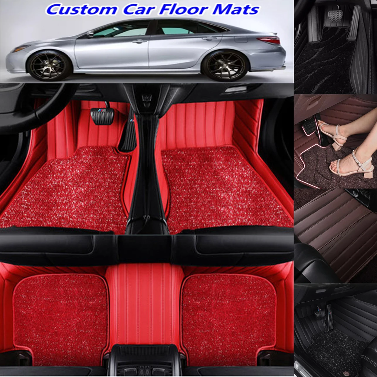 

5D автомобильные коврики на заказ для Citroen Citroën C4 Aircross, автомобильные ковры, двухслойное одеяло для ног, аксессуары, вкладыши