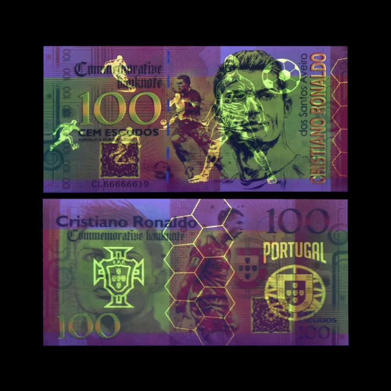 5~100PCS Copy Messi 500 Bills Plastic Money Banknotes Collectibles with Different Serial Number