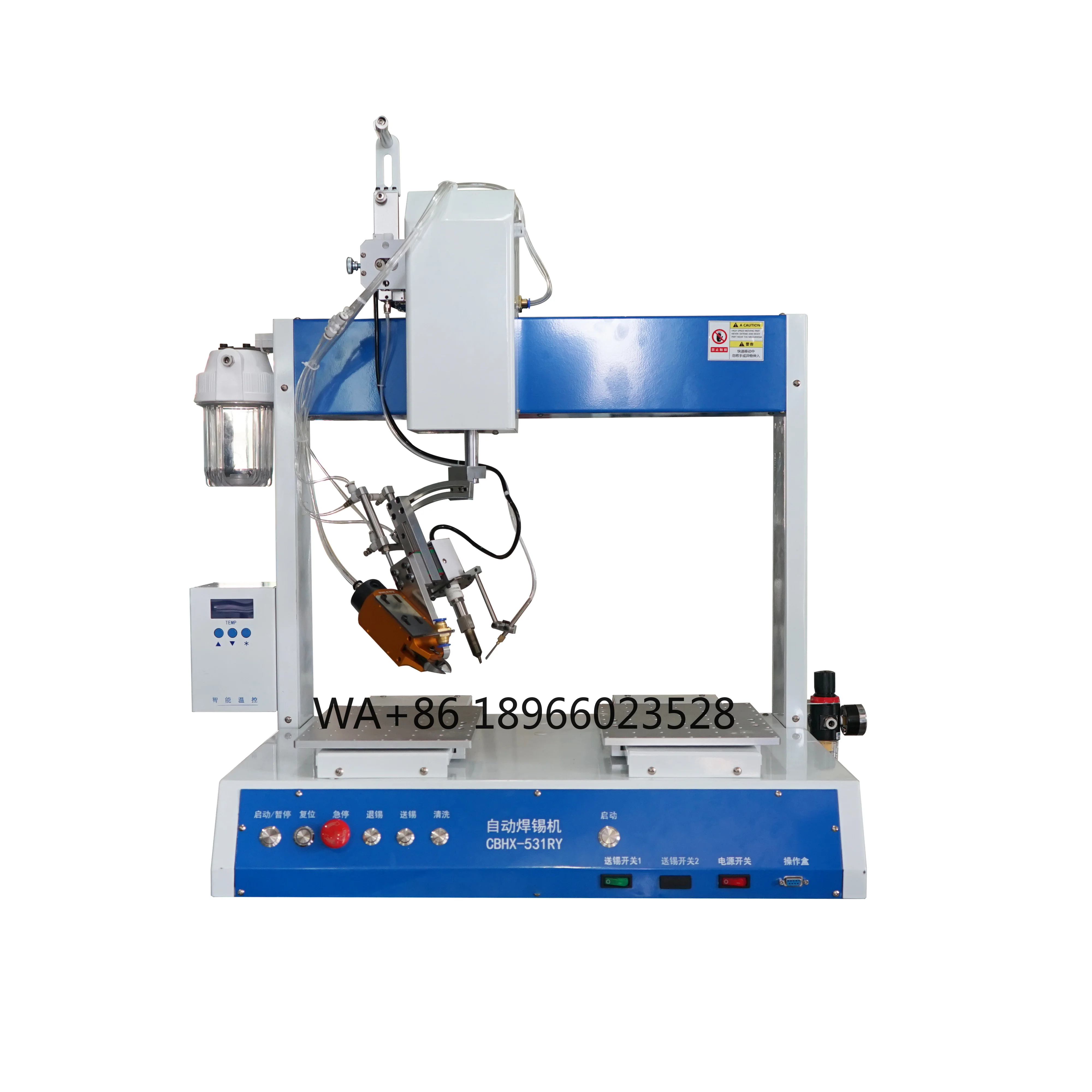 PCB Board Board Light Emitting Diode Light Automatic Lead Pin Cutting Welding Machine Double Platform Welding Machine Solder