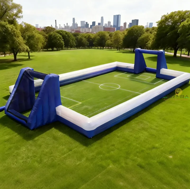

High Quality Portable Inflatable Football Field Kids PVC Mobile Football Pitch Soccer Field Court Arena for Kids Schoolpromote s