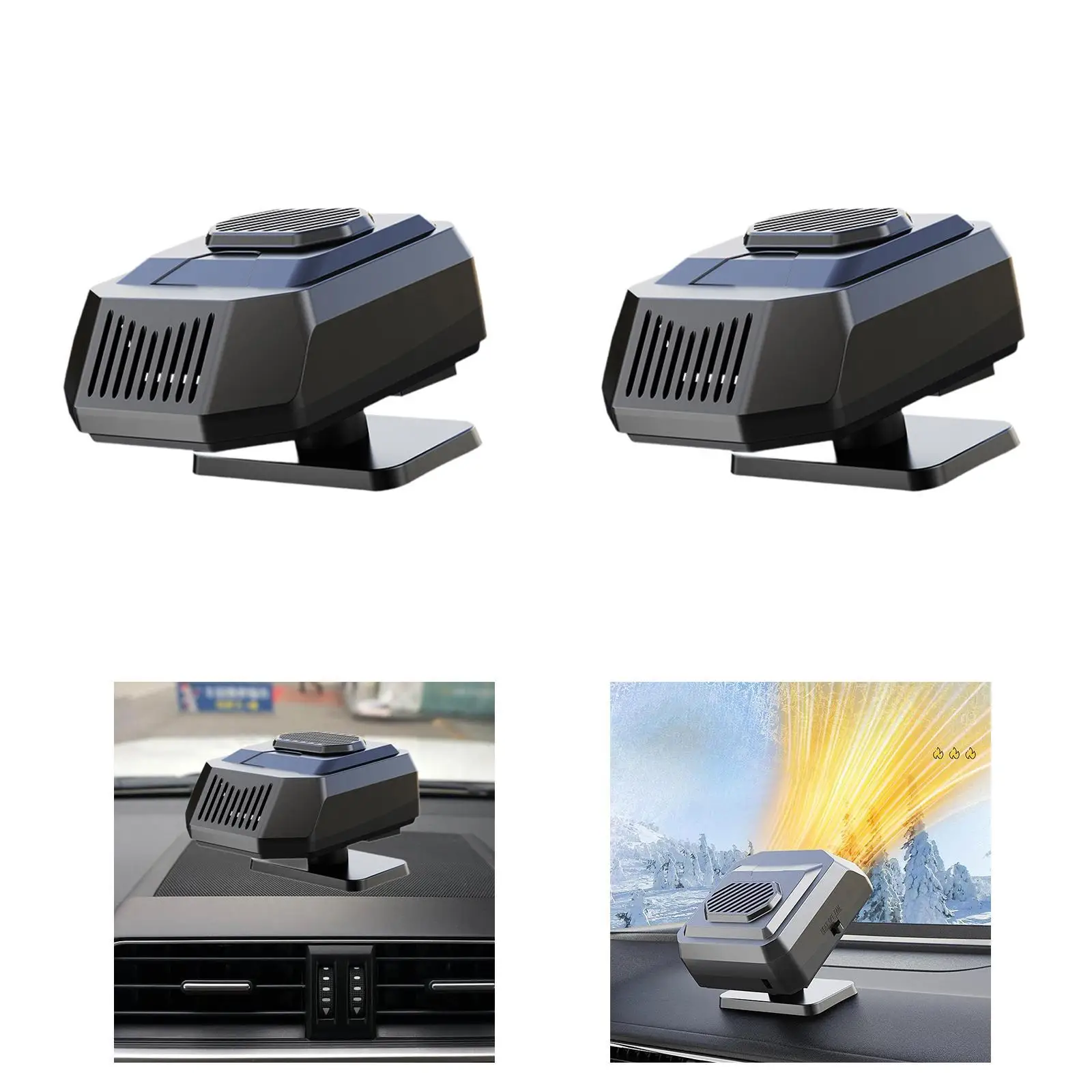

Car Heater Portable Demister for Driver Men Women Defrost and