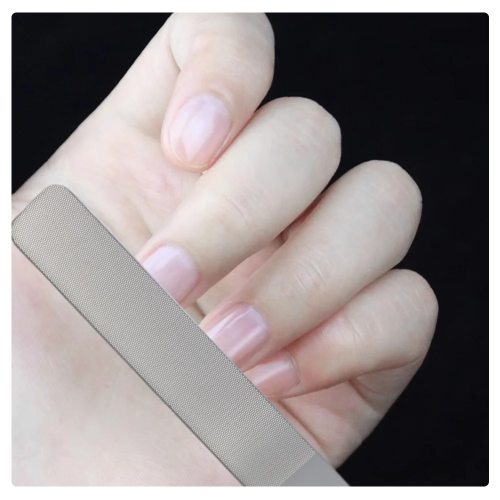 1 قطعة ملف الفن شفافة مسمار التلميع الرملي تلميع الزجاج ملف الأظافر قطاع مع حقيبة للتخزين طحن فرك مسمار أدوات الرسم