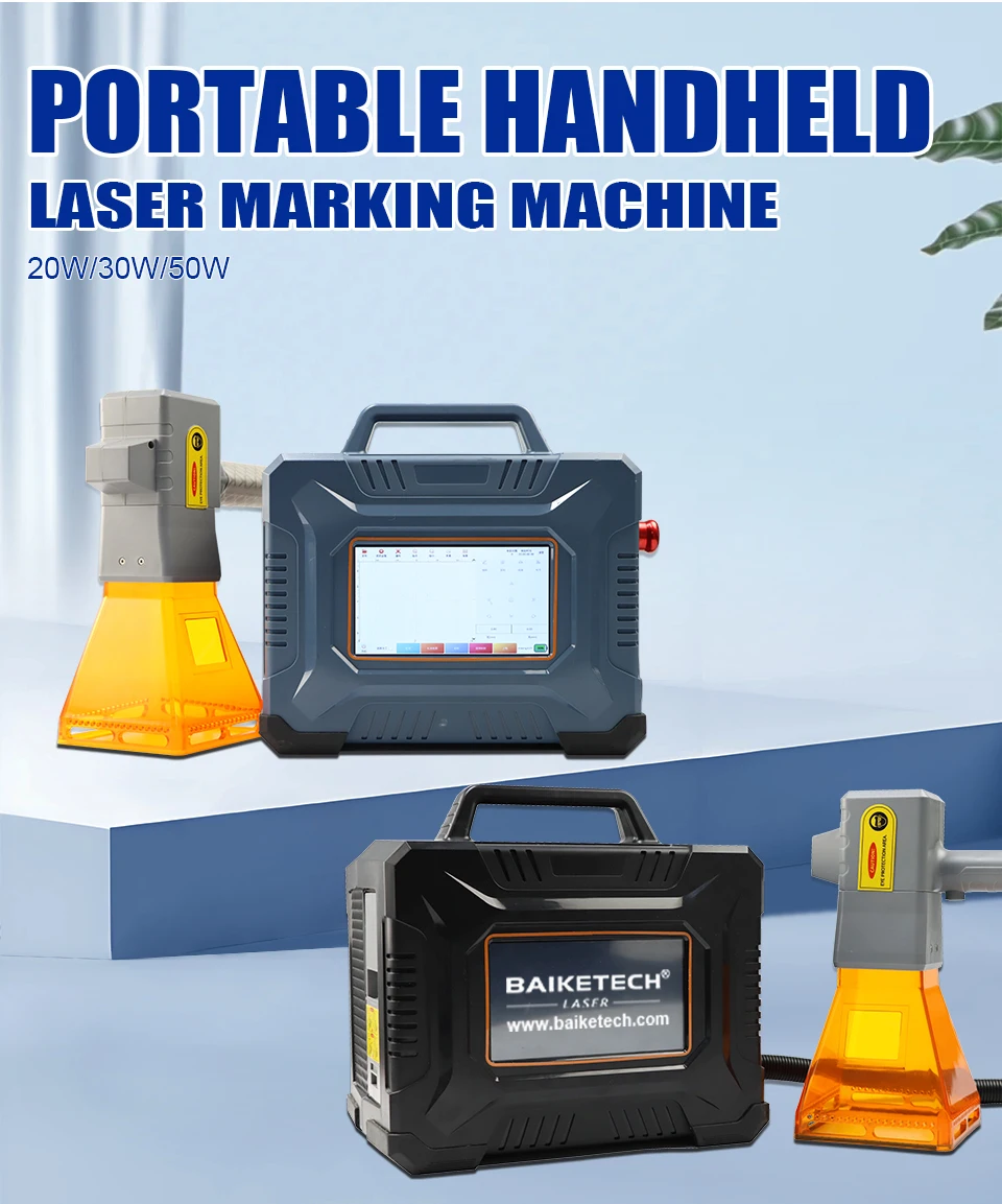 

Handheld Fiber Laser Marking Machine Processing speed higher than 7000mm/s (production line efficient marking)