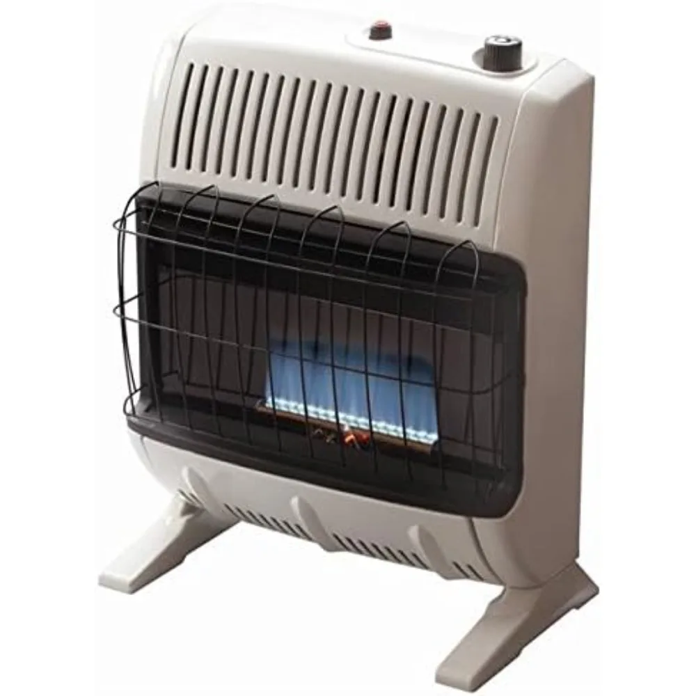 

natural gas heater with vent-free technology, 20,000 btu, blue finish