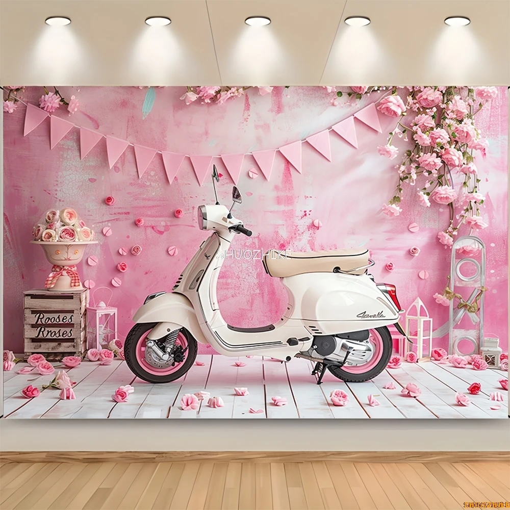 Воздушный шар с днем рождения фон для фотосъемки футбол цветочная арка ракета футбол детская вечеринка морковь фоны FB-07