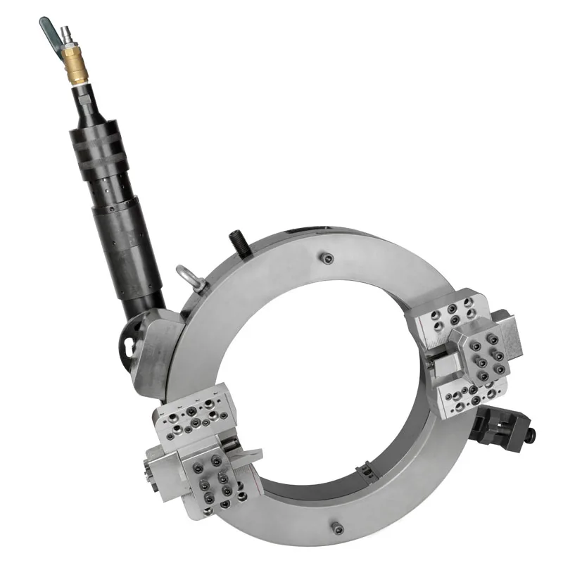 OCP-457 Split Frame Pipe Cutter for O. D 300-457mm Stainless Steel/Carbon Steel Pipe Beveling and Cutting in One