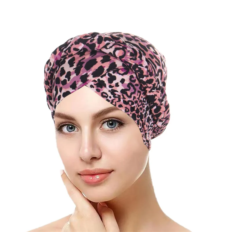 

Ramadan Fashion Print Braid Hijab Cap for Headscarf Indian Hat Muslim Fashion Head Wrap Women Turban Bandana Bonnet