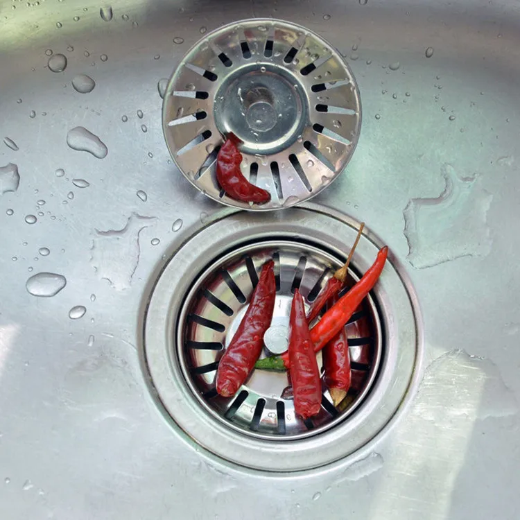 2 stücke Küche Waschbecken Sieb Stopper Abfall Stecker Waschbecken Filter Filter Waschbecken Sieb Filter Boden Ablauf Küche Werkzeuge – Detail 2