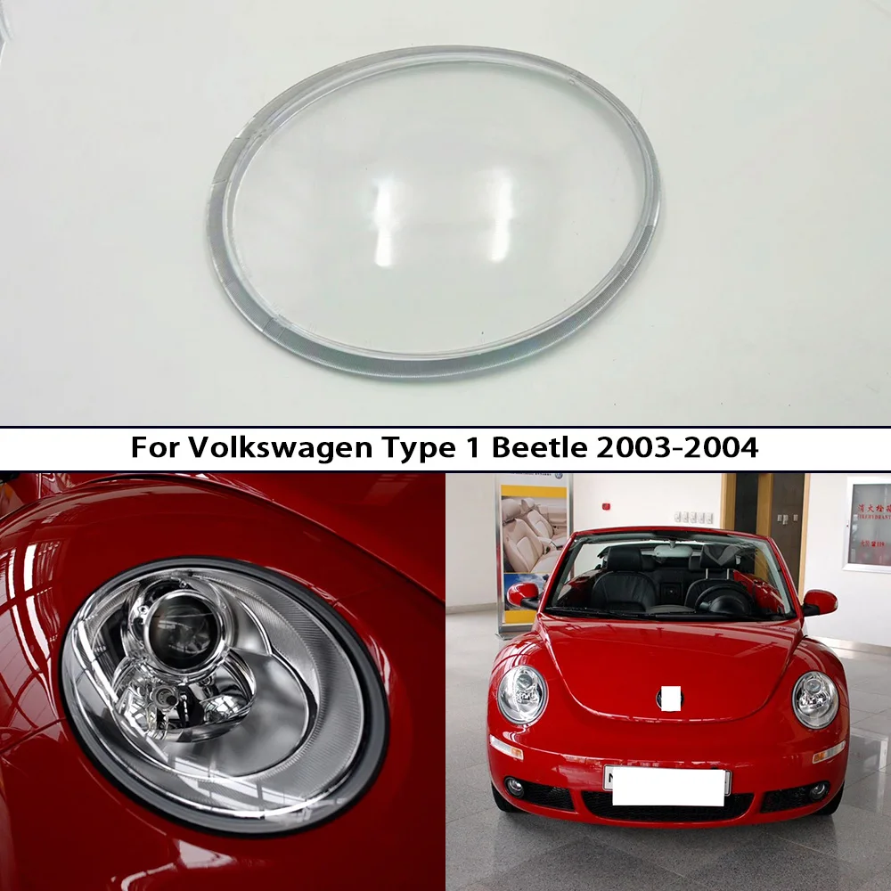 

Замена крышки объектива передней фары для Volkswagen VW Type 1 Beetle 2003-2004, прозрачный корпус фары