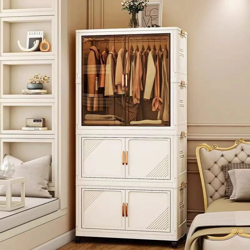 خزانة ملابس للأطفال بدون تثبيت، خزانة تخزين منزلية بسيطة، خزانة ملابس أطفال لغرفة النوم، حل تخزين الأثاث سهل الاستخدام