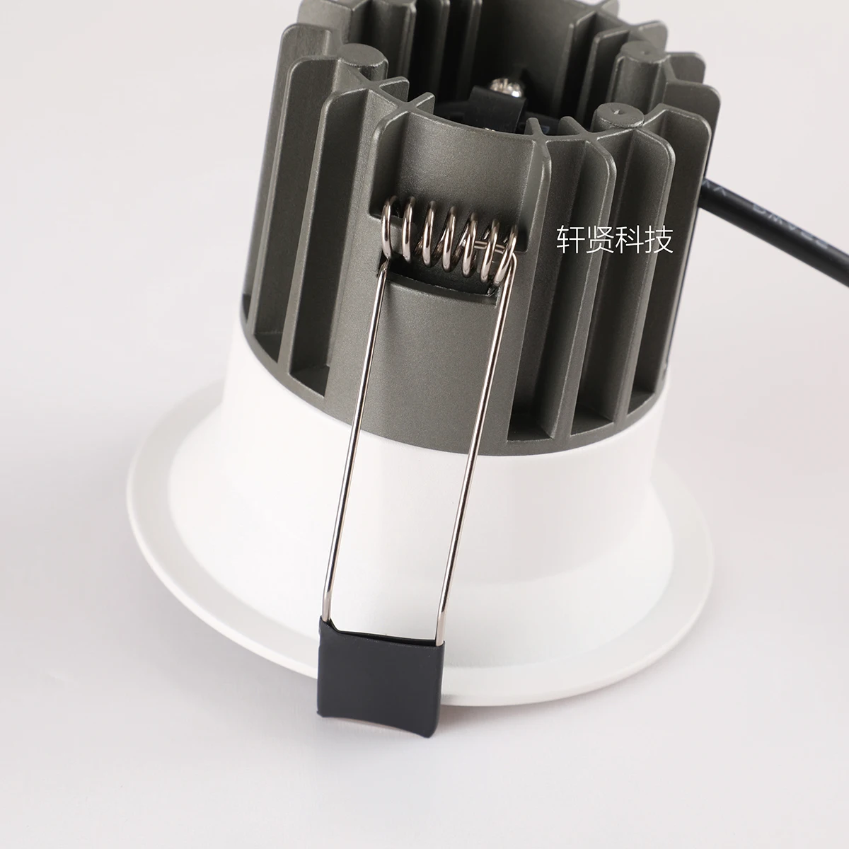 Recessed LED Smart Ceiling Downlight Tuya Zigbee/ DALI/ Matter/ 5 CCT Switchable AC110V/ 220V Black White Spotlight