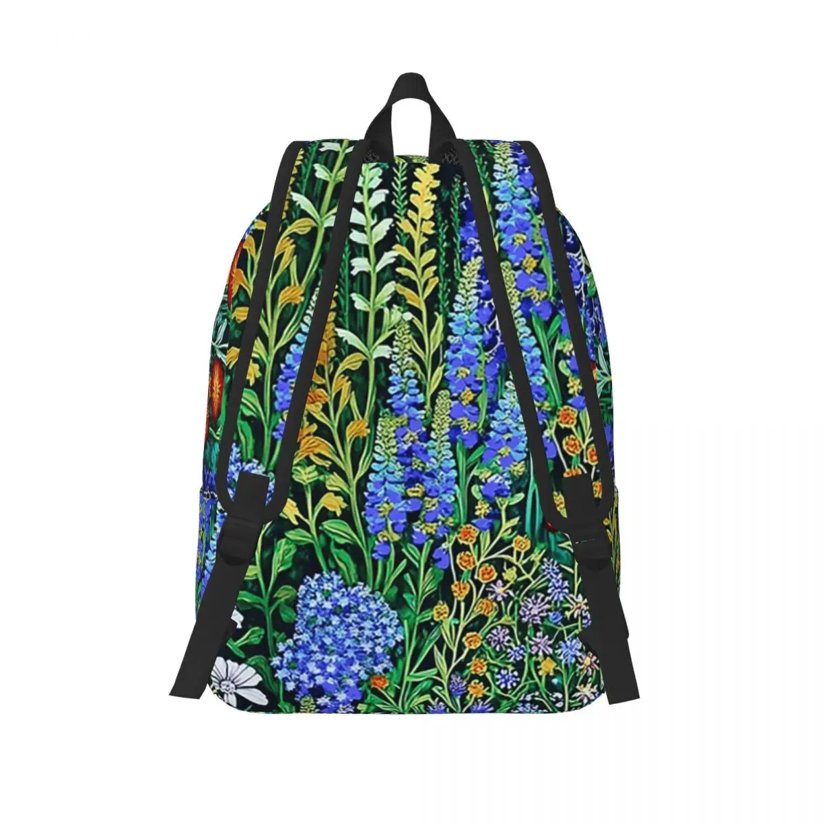 Gustav Klimt Flower Garden Student Backpack School Bag Hiking Travel Daypack for Men Women Fashion Bookbag Shoulder Bags