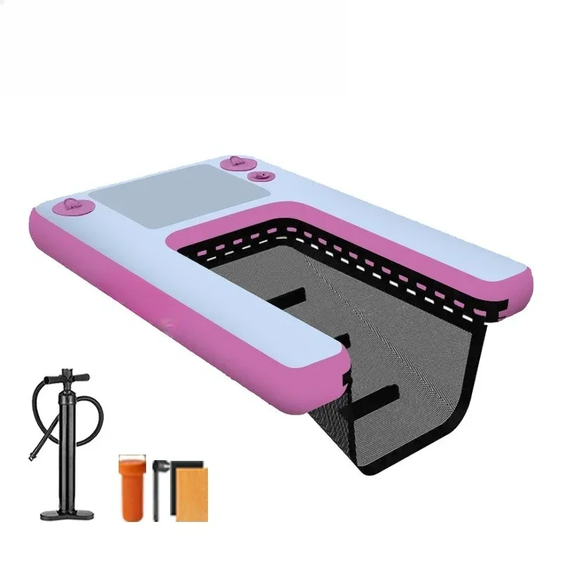Custom slide Water climbing platform with non-slip mat Inflatable dog boat ladder