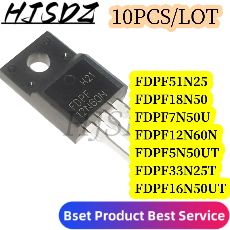 10SZT FDPF12N60 FDPF16N50UT FDPF51N25 TO-220F 51N25 FDP ​ ​ F33N25T FDPF18N50 FDPF12N60N FDPF5N50UT FDPF7N50U FDPF7N50 FDPF5N50