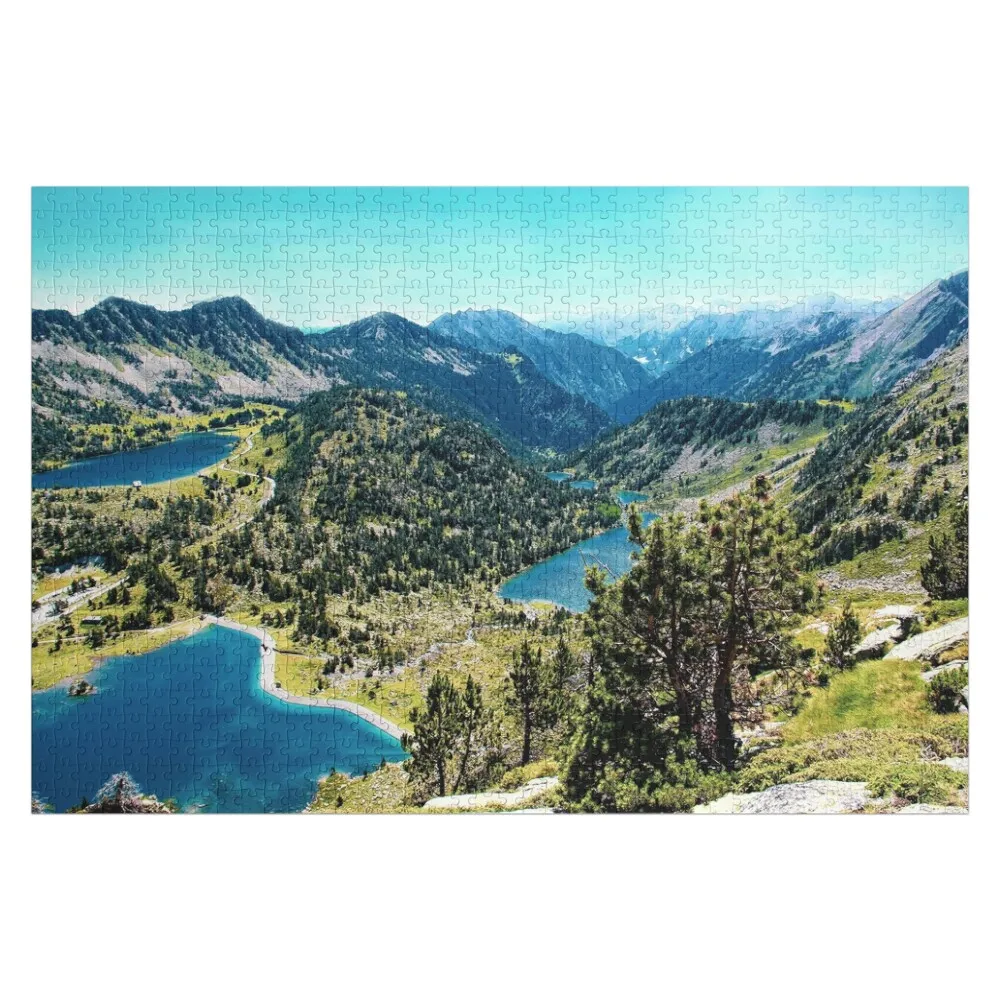 

Love for the Mountains(The Pyrenees) Jigsaw Puzzle Personalized For Kids Wood Animals Puzzle