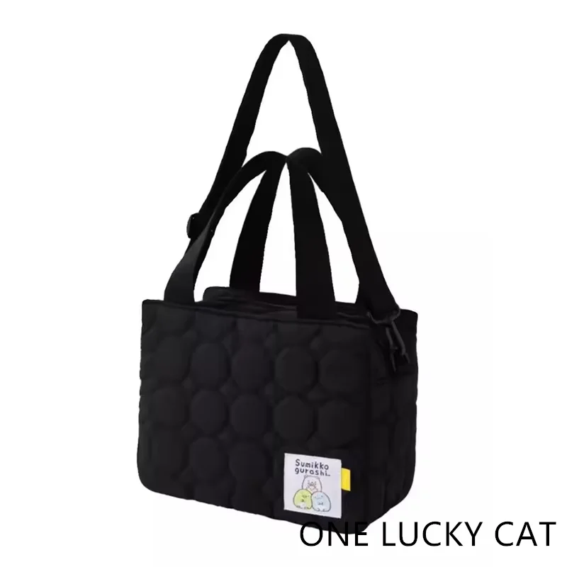 

Новые Sumikko gurashi Kids Детские черные сумки-мессенджеры Женские сумки через плечо Сумки