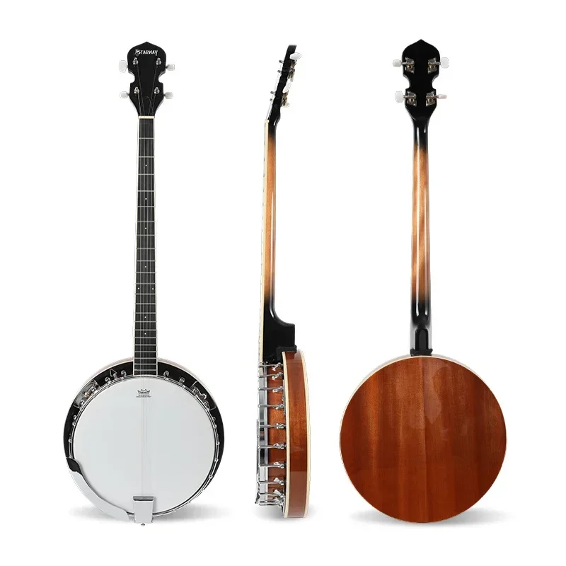 Instrumento musical nacional occidental, banjo de 4 cuerdas, guitarra de 5 cuerdas tipo turtledove para niños, adultos y principiantes