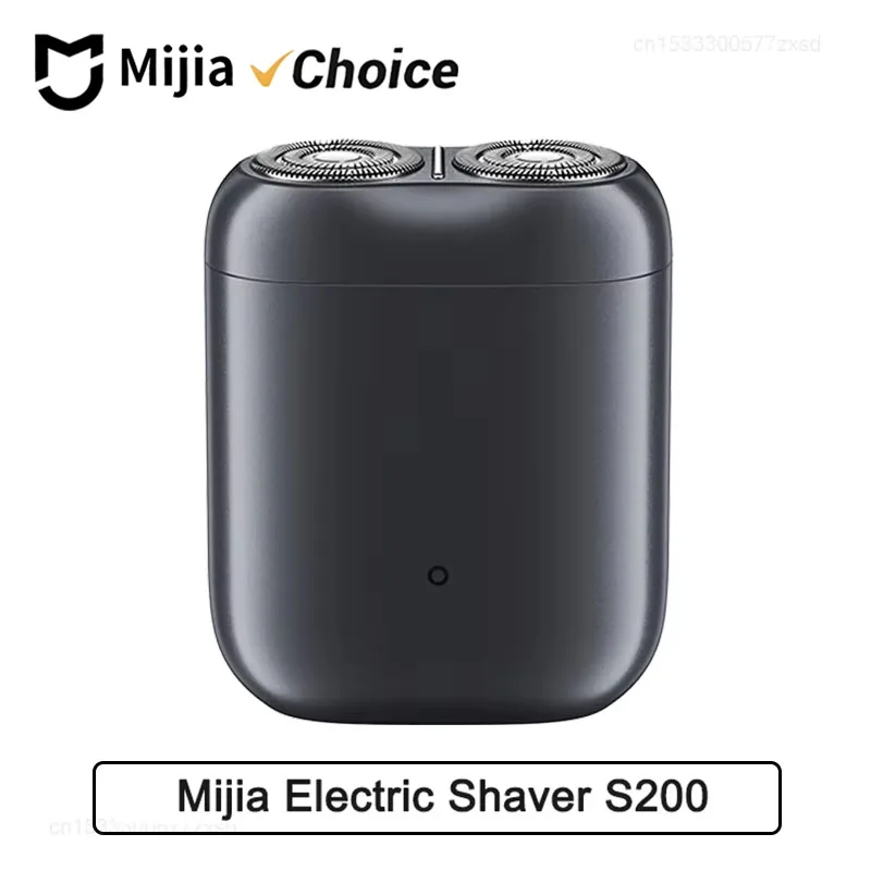 Mijia Electric Shaver S200 Induction Start Double Loop Curved Blade IPX7 Magnetic Suction Blade Head Wet and Dry Shaving