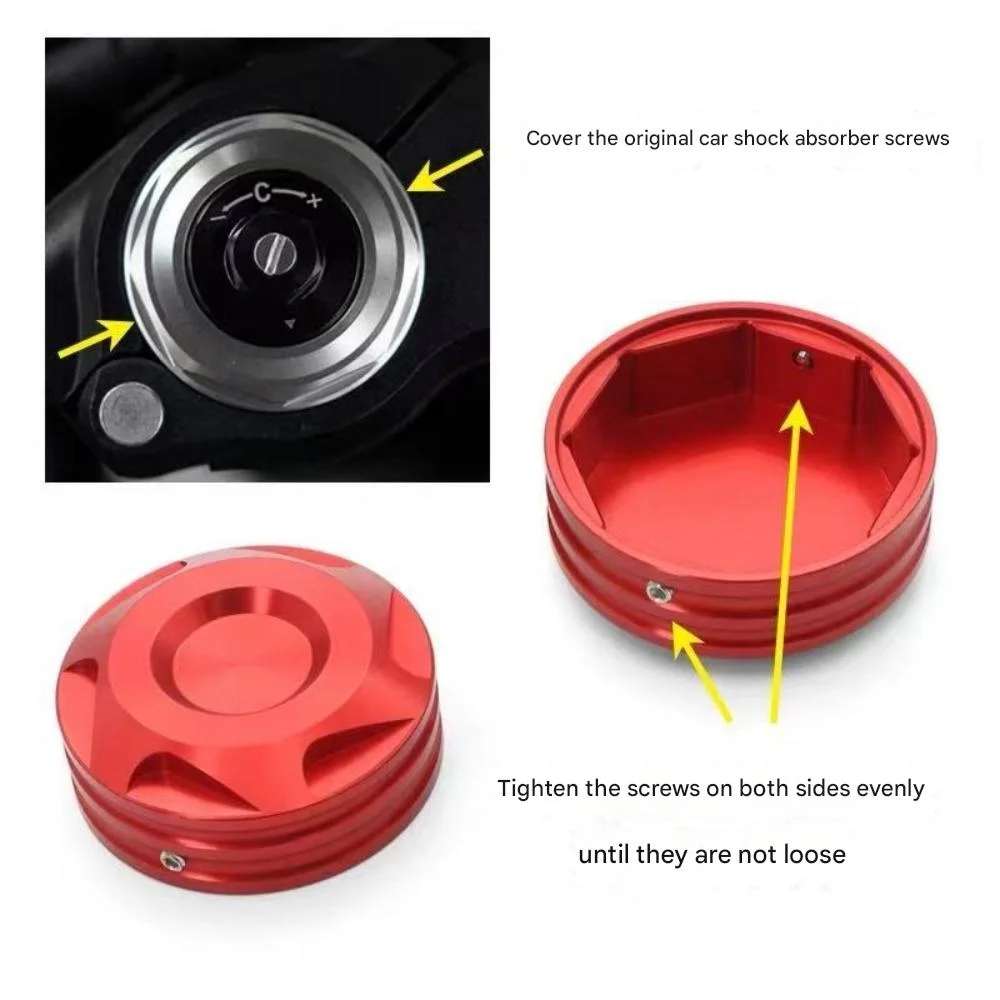 For ZONTES 703RR Motorcycle Front Shock Absorber Decorative Cover Aluminum Alloy Full Coverage Mod Accessories