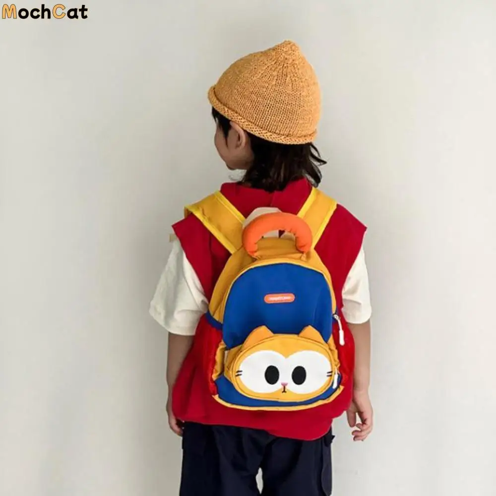 

Anti-lost Animal Children School Bags Ultra-light Breathable Cartoon Cute Cat Backpack Mini Casual Cartoon Kindergarten Bag