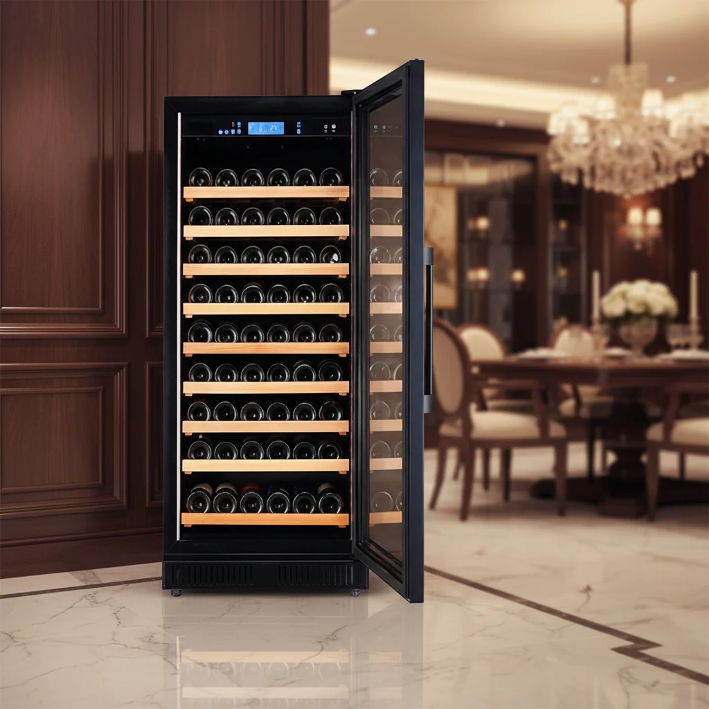 Wine Cellars 228L 80 Bottles Wine Cooler Fridge Electric Cabinet bar Refrigerator