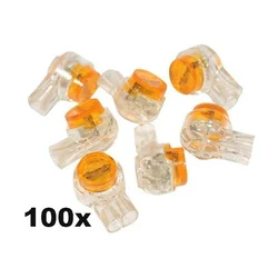 100pcs UY2 Twin Blade 2 Wire Scotchlok Scotch Lock Gel Fill Splice Crimp Connector