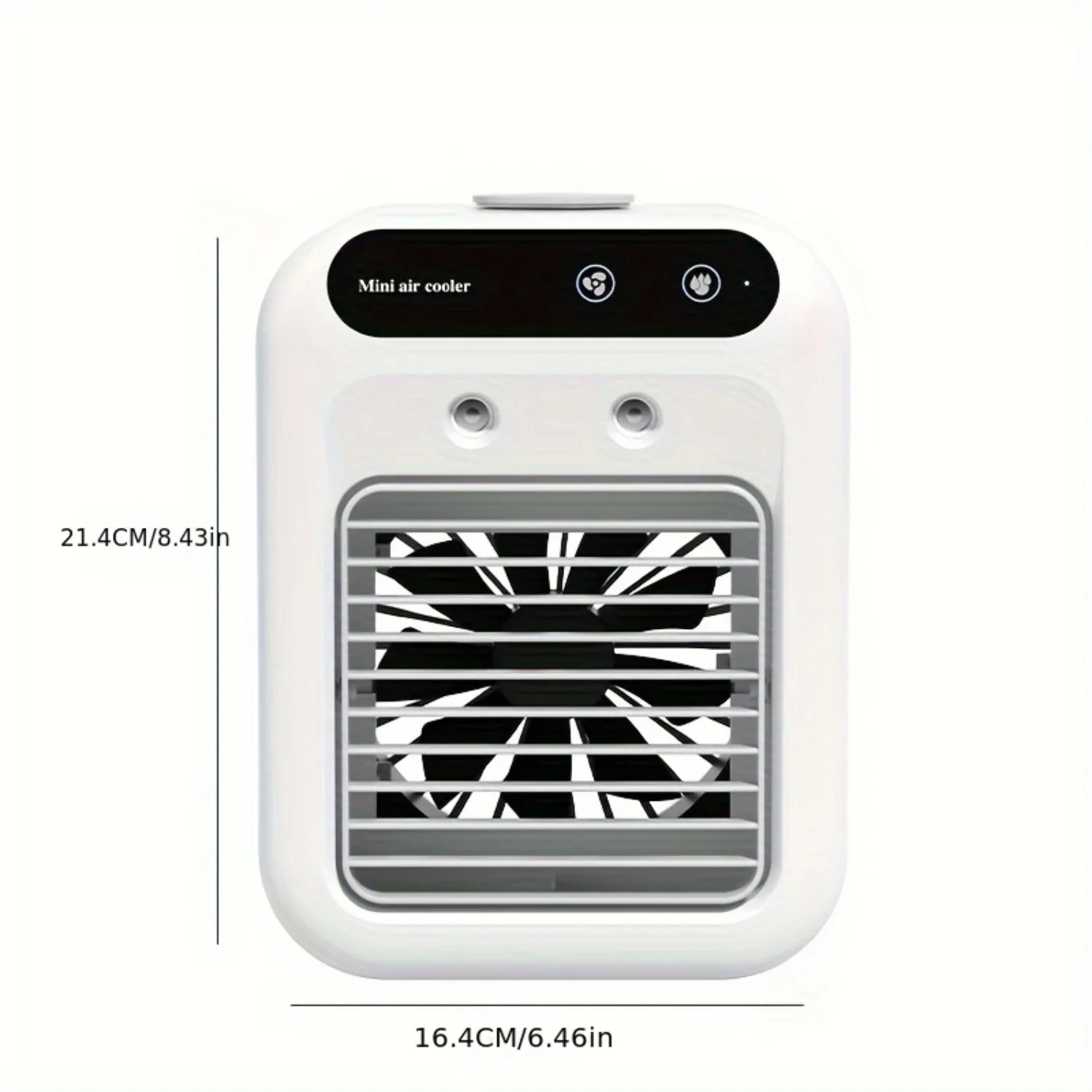 1pc, Mini Air Conditioner Fan - Compact USB-Powered Spray Design, Ultra-Compact and Portable, Small yet Powerful Desktop Fan for