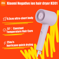 XIAOMI MIJIA H301 Portable Anion Hair Dryers Quick Dry Negative Ion Hair Professional 25m/s Wind Speed 1800W Electric Hair Dryer