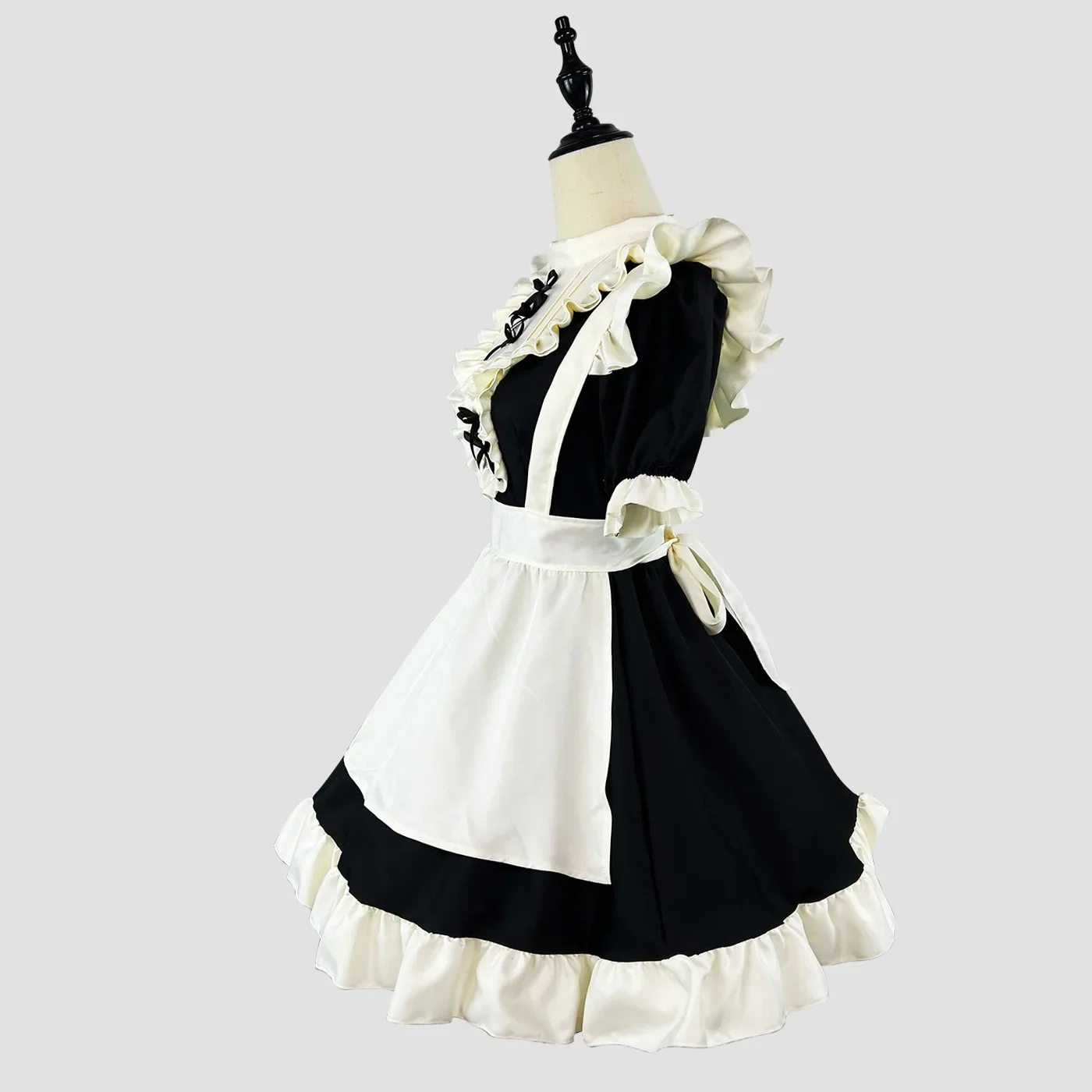 Delantal francés Sexy de Lolita, vestido de sirvienta, uniforme escolar dulce y bonito para niña, disfraz de fiesta de Carnaval y Halloween