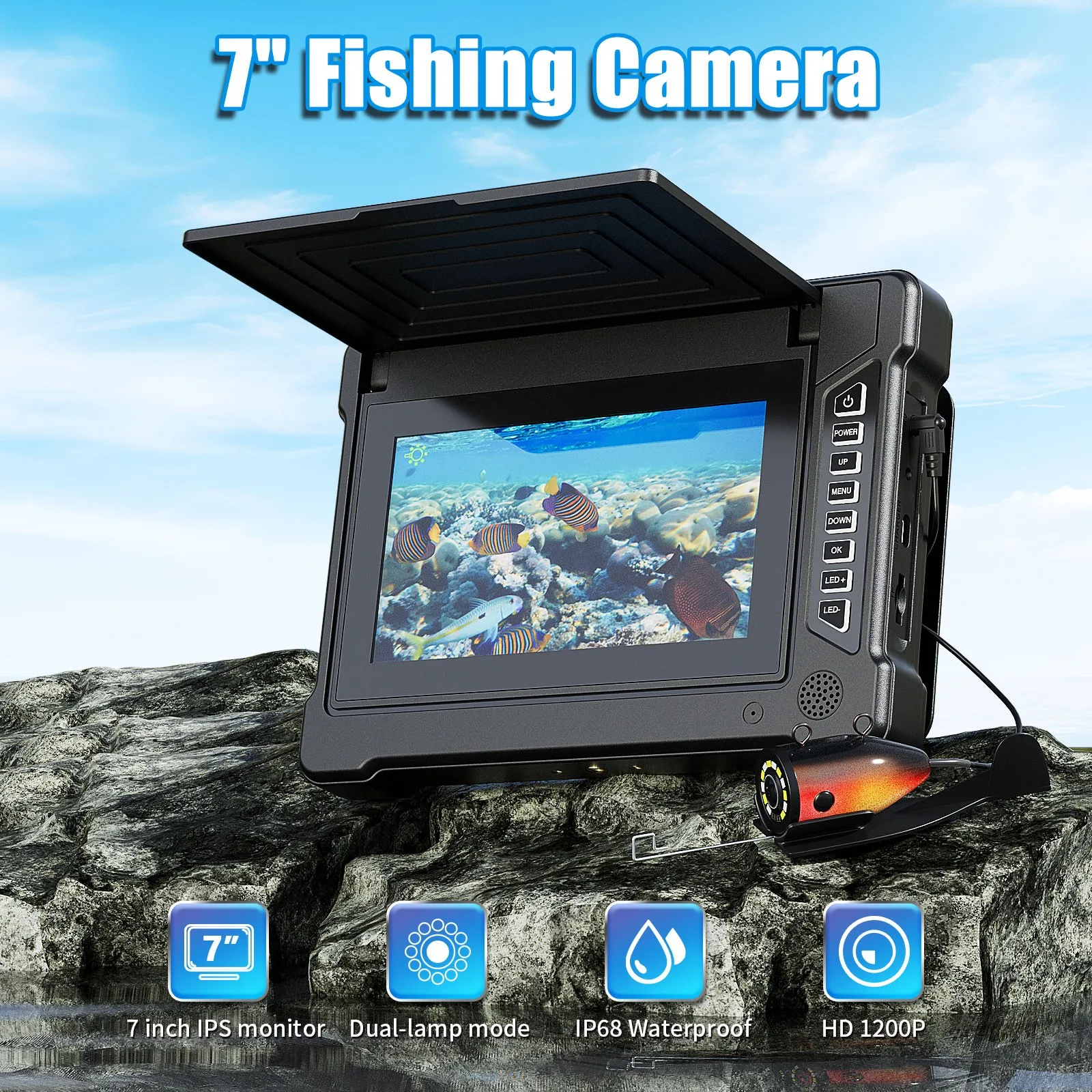 7-calowa kamera podwodna do wę – Fish Finder Cable recenzja i cena