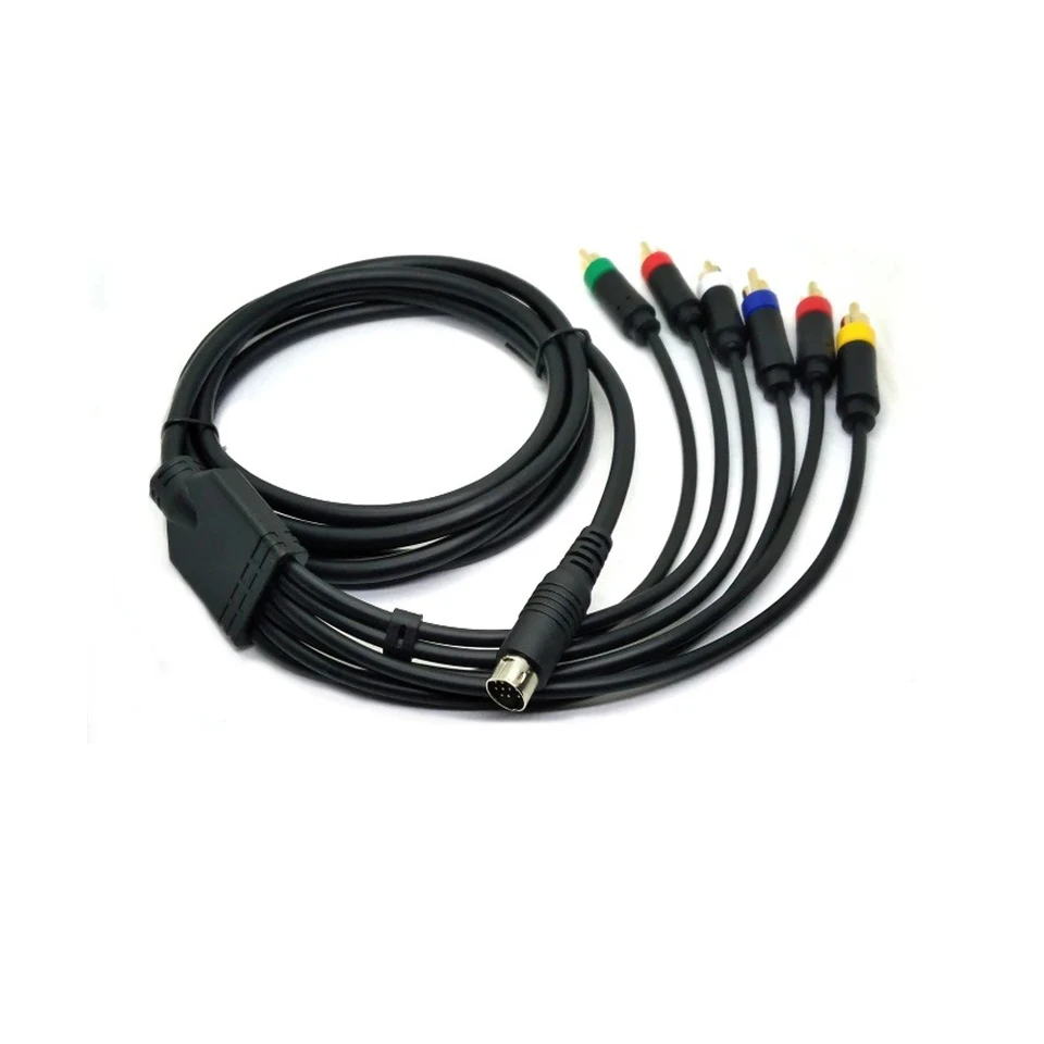 For SEGA Saturn RGB/RGBS RCA Composite Cable For Sony PVM BVM NEC