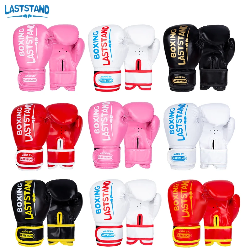 4oz Kids Boxing Gloves Children Punching Training Comfortable Adjustable Fighting Mitts PU Leather Hand Protector