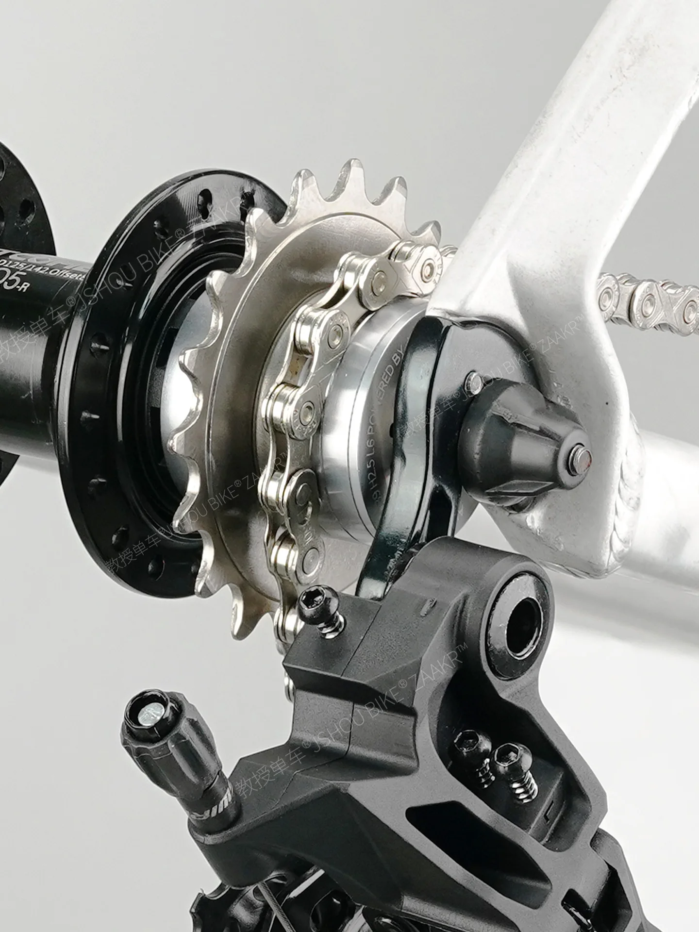 ZAAKR 14/15/16/17/18T Fahrrad-Einzelschaltungs-Kurbelrad-Umrüstsatz 2mm Zahnrad Passend für 8 9 10 11 Speed Dirt Jump/XC/Fixed Gear HG Hu – Detail 20