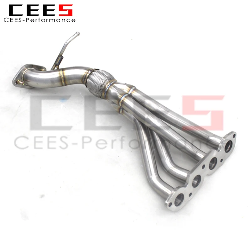 CEES High Flow Exhaust For Mazda Atenza GJ 2012+Stainless Steel Car Exhaust System Performance Header With Flex Pipe