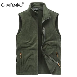 Uomo autunno inverno Soft Shell gilet giacca 2024 nuovo cappotto senza maniche moda uomo tasche Multiple gilet Casual uomo Plus Size