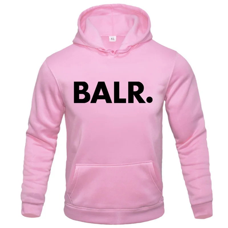 2024 New Fashion Hoody Trend Funny Brand BALR Printed Men\'s Hoodies Sweatshirts Hip Hop Streetwear Plus Fleece Pullover Tops