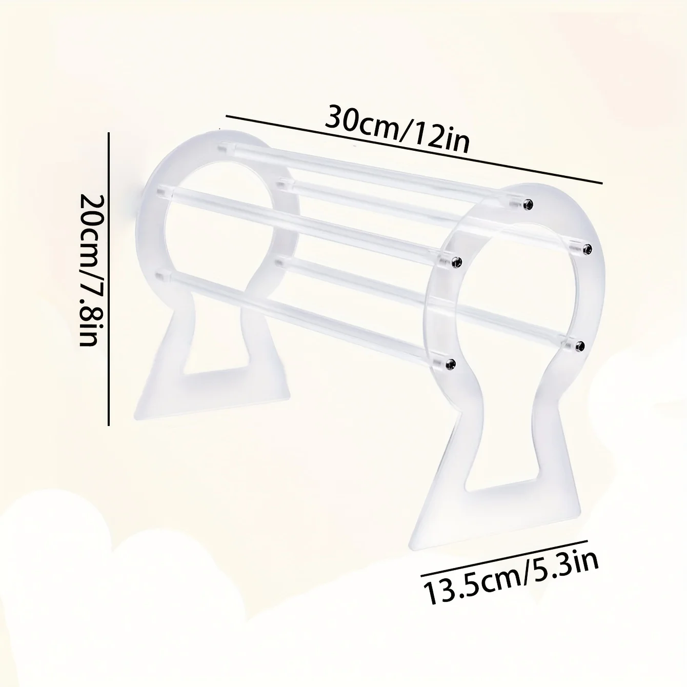 Acrylic Headband Holder Display Stand