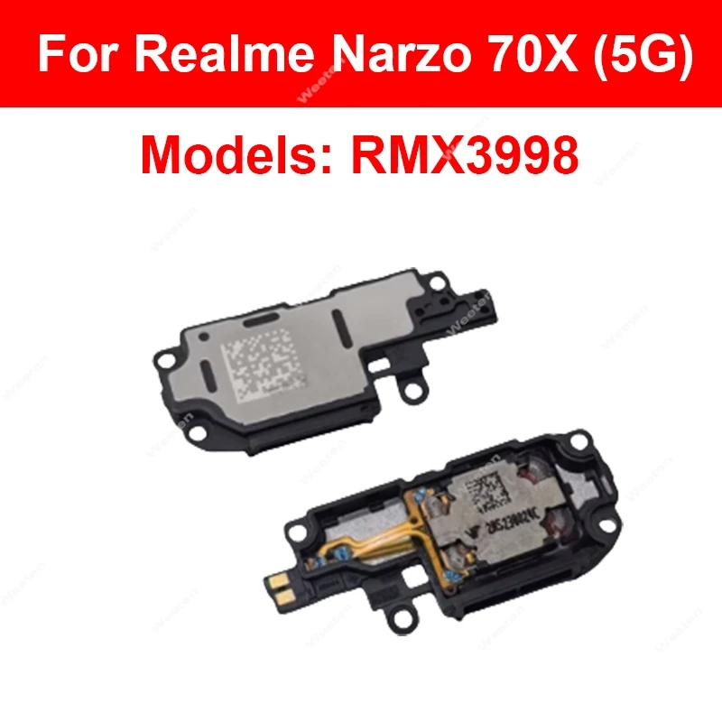 For Realme Narzo 60 60X 70 70X 70 Pro 5G Speaker Buzzer Bottom Louder Speaker Buzzer Sound Loudspeaker Ringer Repair