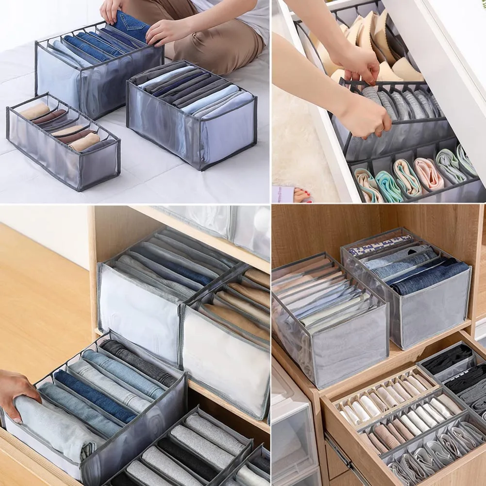 Jeans Organization Storage Box Closet Organizer Clothing Organization System Drawer Organizers Cabinet Pants Storage Organizer